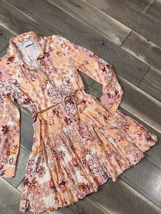 Dress Forum Multipattern Long Sleeve Mini Dress - Picture 4 of 9